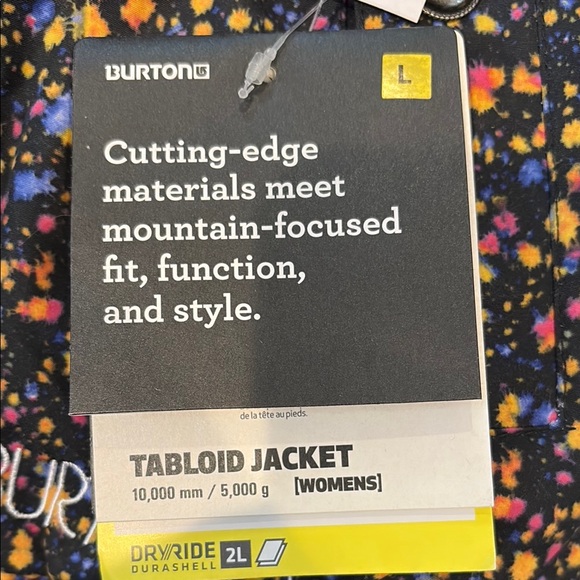 Insulated Women's Black Multicolor Dot Hooded Jacket - Picture 3 of 11